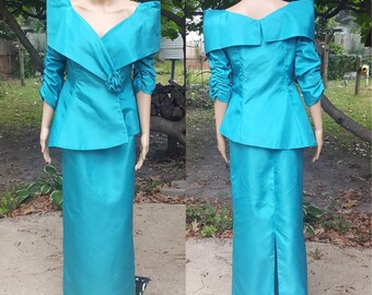 80s bridesmaid dress