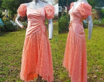 80s Prom Dress - Etsy
