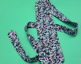 Vintage Neck Tie Surrey 80s Necktie Tropical Print Tie Vintage Costume 80s Costume Stage Costume Miami Vice