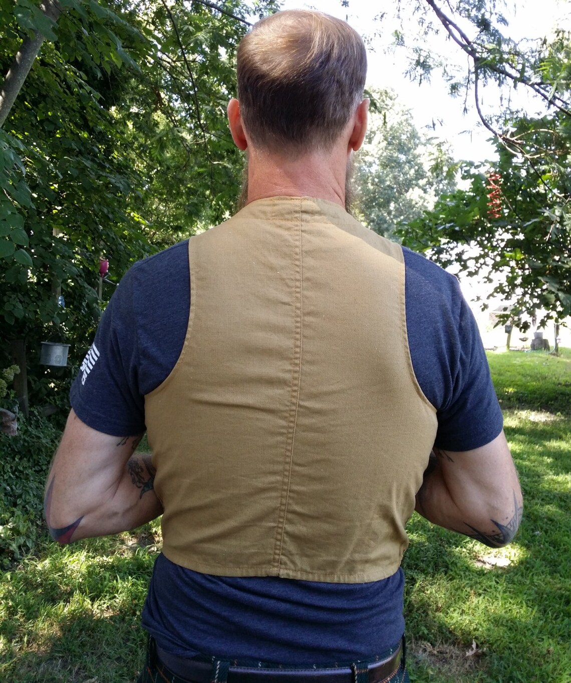 Mens Vest 70s Vest Hunting Vest 70s Costume Stage Costume Etsy