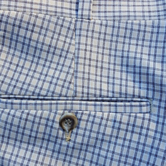 mens 70's plaid pants