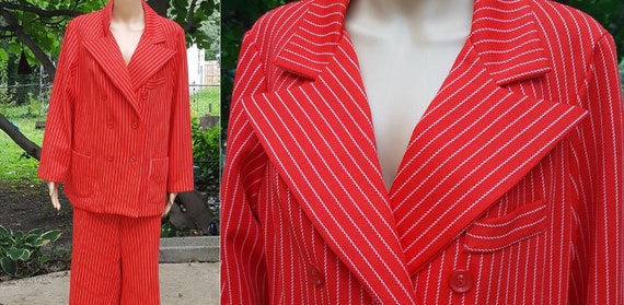 Plus Size, Womens 70s Pantsuit, Vintage Pants, Bel