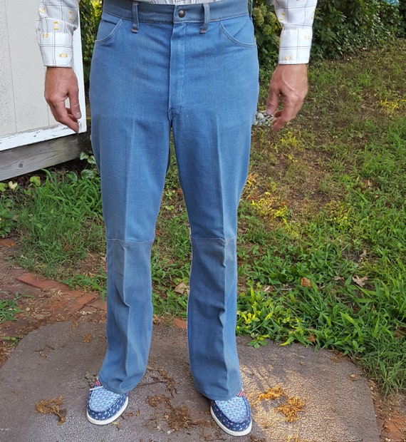 70s blue jeans