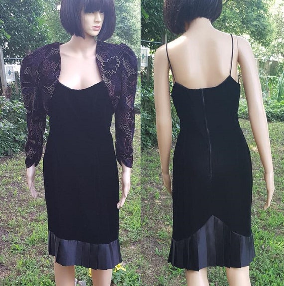 80s little black dress