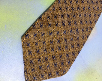 60s Necktie Italian Necktie Silk Necktie Vintage Tie by Brigatti Milano Made in Italy Fiorio Milano Vintage Costume Silk Bourette