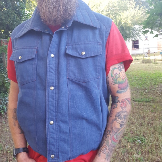 Goose Down Vest, Mens Vest, 70s Vest, Frostline Ki