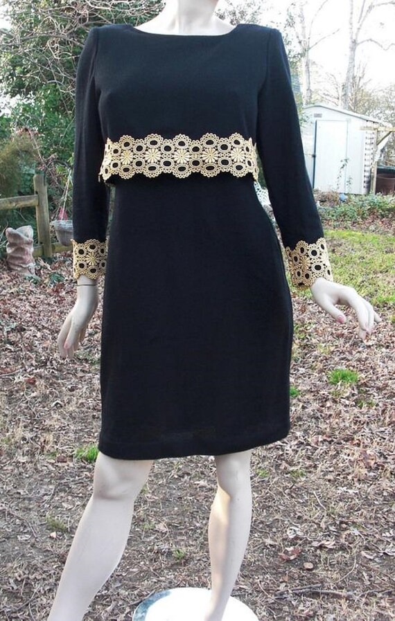 80s Dress Cocktail Dress Wedding Guest Party Dress Vi… - Gem