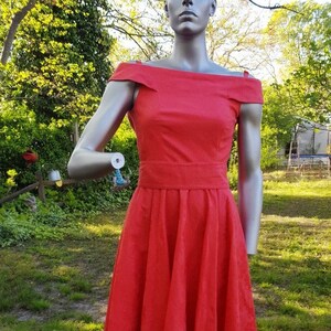 Off the Shoulder Dress 80s Dress Sundress Brocade Dress Vintage Dress Bridesmaid Dress AJ Bari Coral Dress Party Dress Dress Size 0 image 5