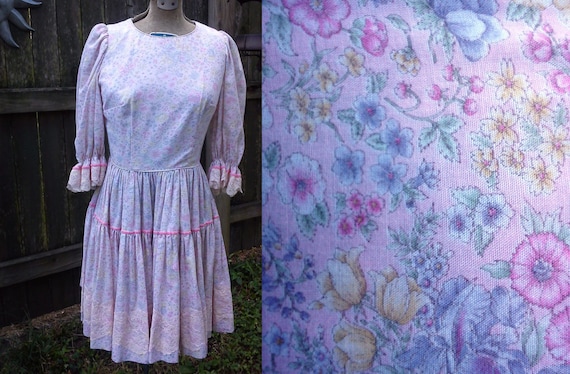 Square Dancing Dress, Vintage Dress, 70s Dress, 70