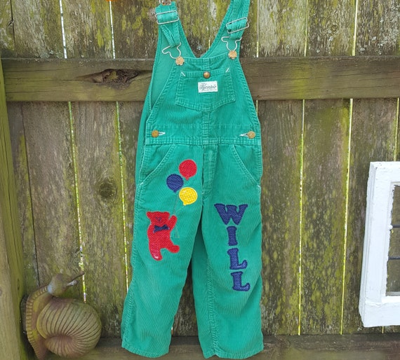 corduroy overalls green