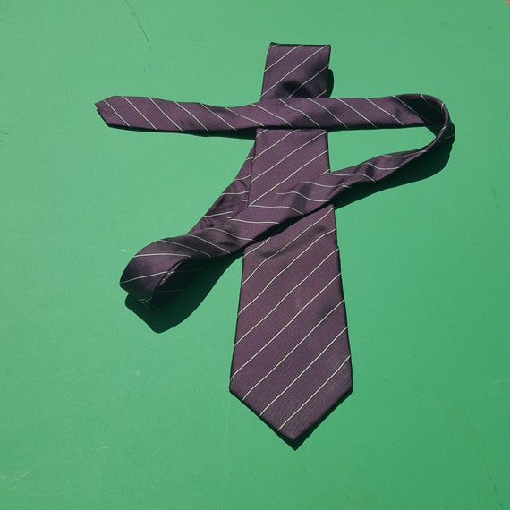 Vintage Neck Tie Purple Tie Pierre Cardin Stocking
