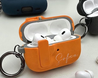 Personalized Custom Resin Women and Men AirPods Pro Case/Cover with Clip/Multi Colors-Meaningful Gift Case/For AirPods 1 2 3 4 Pro 2 3