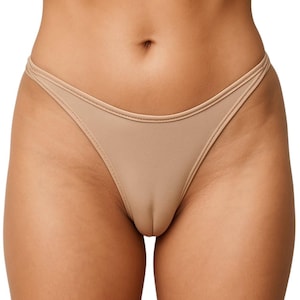 Realistic Silicone Camel Toe Panties – Feminizing Gaff Thong with Built-In Silicone, Crossdressing, Drag, Cosplay, MTF