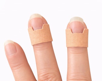 Skin Picking Covers voor vingers en nagelriemen, 60 K-tapehoezen Diverse maten voor dermatillomanie, BFRB, Skin Picking, nagelriembescherming