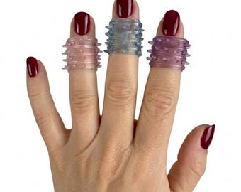 Confezione da 3 manicotti antistress per la raccolta della pelle