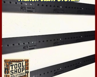 3D Printed French Cleats a French Cleat System for Woodworking and Garage Storage