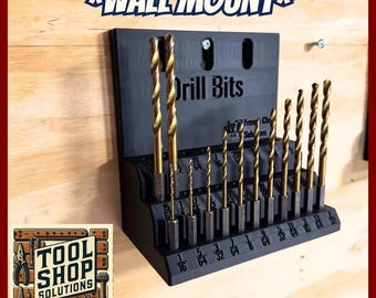 Standard Drill Bit Holder Peg Board – 29-slot - 3D Printed Tool