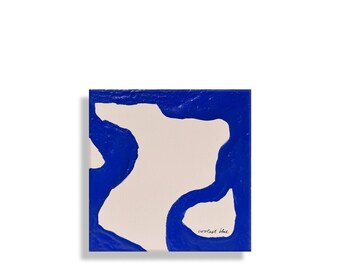 Najfajniejsza niebieska kompozycja malowana