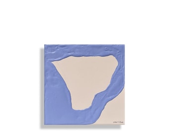 Podpowiedź Niebieska Malowana Kompozycja