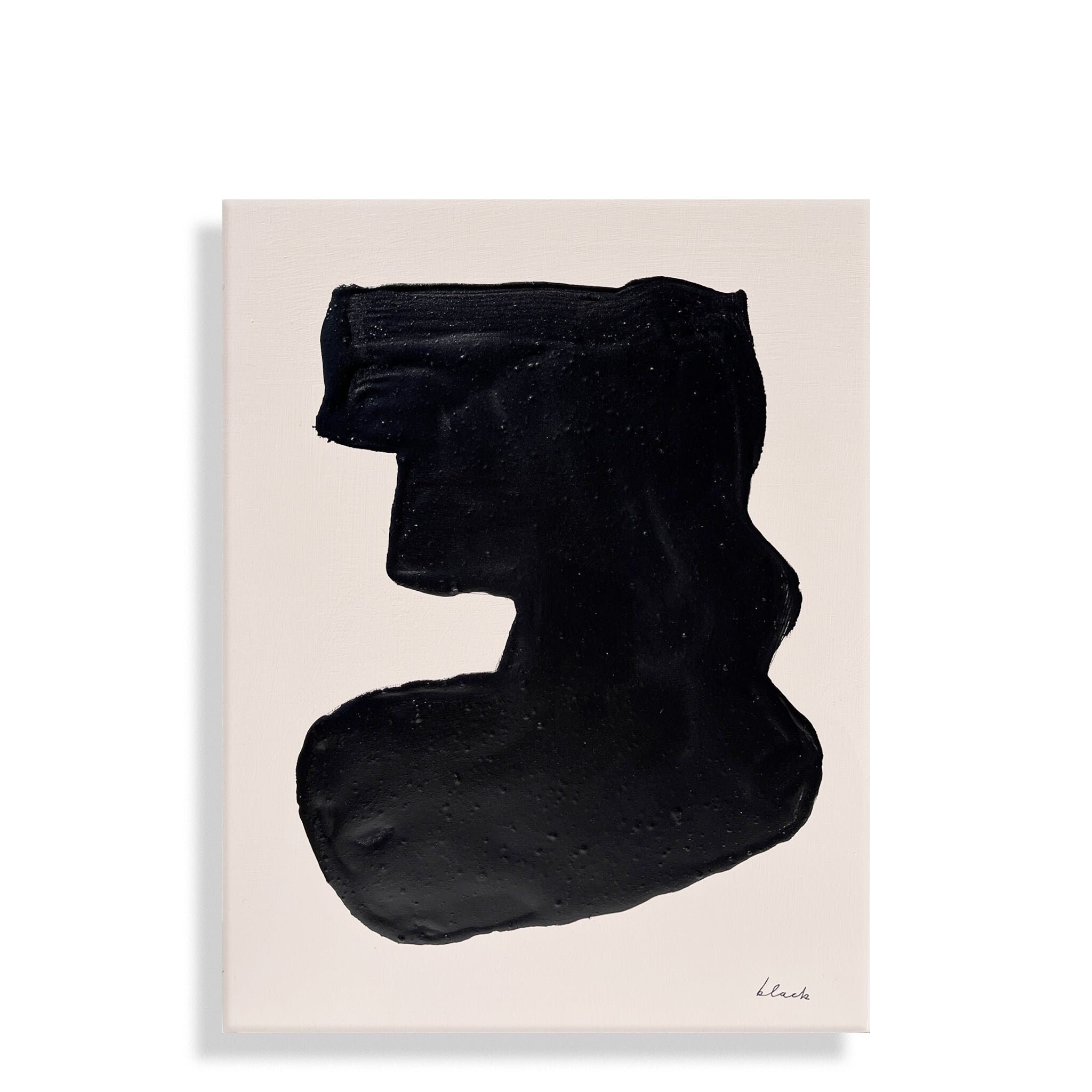 Black Painted Composition
