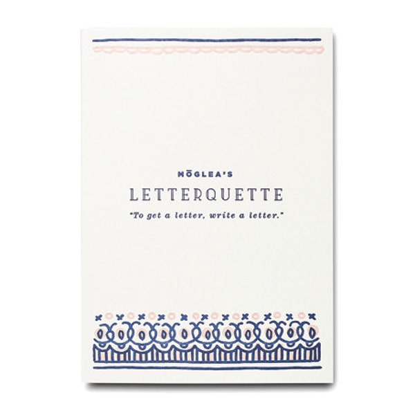Pressed Mehndi Letterquette