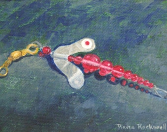 Acrylic Painting Fishing Lure