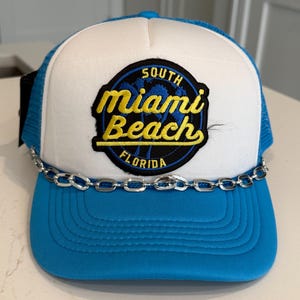 Trucker Hat Chains Chunky Acrylic,Trucker Hat Chains, Hat Chains, Cap Chains, Hat Accessories, Hat Bling, Hat Charms, custom, patches,