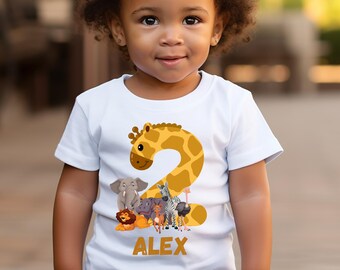 Camiseta de cumpleaños de bebé personalizada, camiseta de segundo cumpleaños, segundo año del bebé, camiseta de fiesta personalizada, lindo atuendo de cumpleaños, regalo de hito, camiseta divertida