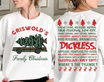 Griswold Holiday Movie Shirt, Funny Christmas Vacation Sweatshirt, Retro Xmas Family Tee, Clark Griswold Christmas Gift