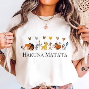 Lion King Hakuna Matata Shirt and Sweatshirt, Disney Vintage Shirt, Retro Lion King Crewneck, Disney Shirt