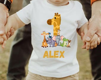 Camiseta de cumpleaños de bebé personalizada, camiseta de primer cumpleaños, primer año del bebé, camiseta de fiesta personalizada, lindo atuendo de cumpleaños, regalo de hito, camiseta divertida