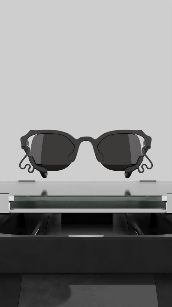 3D Printable Glasses Frames STL Fits Most Lenses, Variable Type