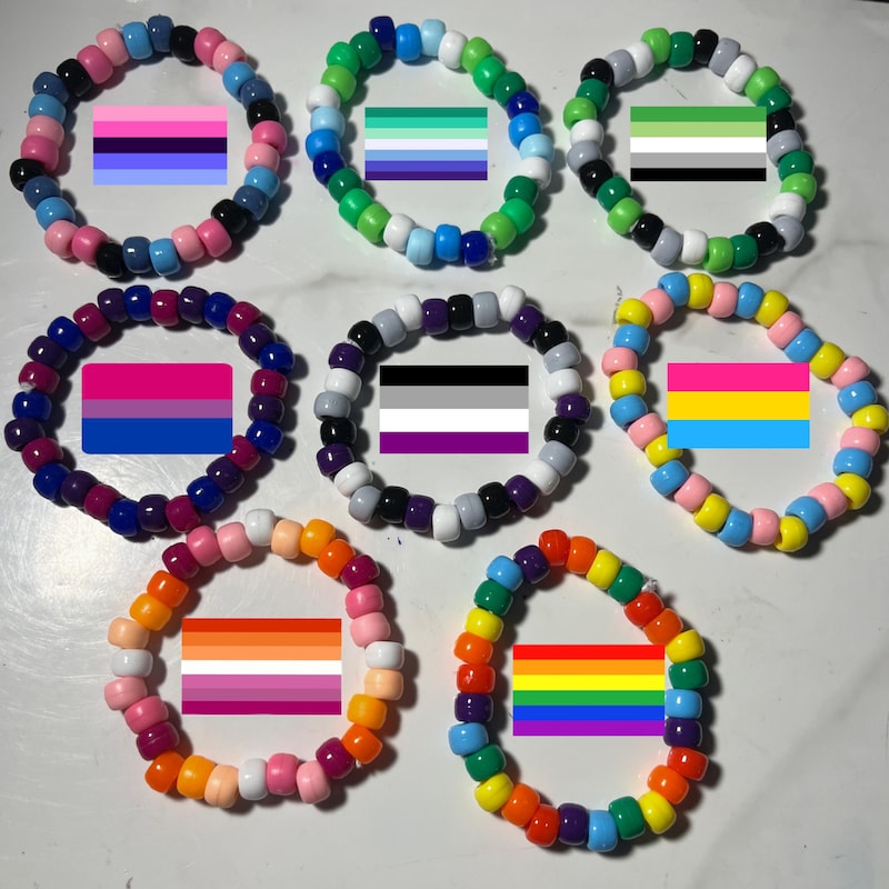 Lgbt Kandi Bracelets - Etsy
