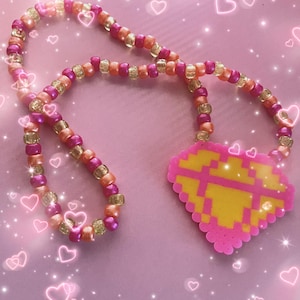 scene diamond kandi necklace