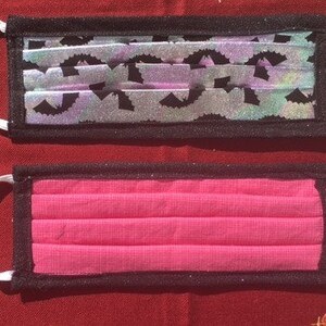 Reversible Face Mask: Sparkle Bats