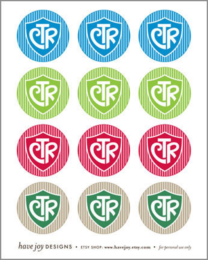 CTR (defend stripe layout) - 2 inch Impression Rounds inside of Printable 8x10 Collage Sheet photograph regarding Printable Ctr Shield known as CTR (protect stripe style) - 2 inch Image Rounds inside of Printable 8x10 Collage Sheet
