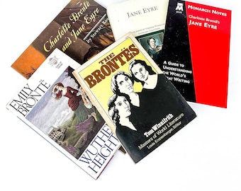 Vintage Brontë Book Lot: Jane Eyre, Wuthering Heights, First Edition