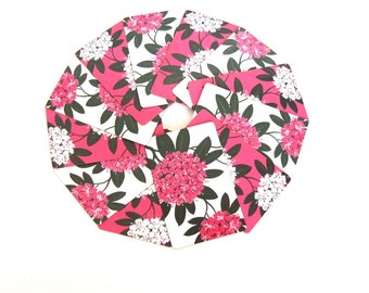 Botanical Playing Cards: Pink & White Floral Ephemera, Wedding Decor
