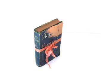 Pride and Prejudice by Jane Austen / 1945 RARE HB DJ Edition / Books, Inc. Publishers / Jane Austen Book / Jane Austen Wedding / Janeite