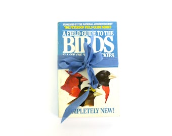 A Field Guide to the Birds by Roger Tory Peterson Illustrated ORNITHOLOGY Book, Vintage Bird Guide Book,  Vintage Bird Art, Old Bird Guide