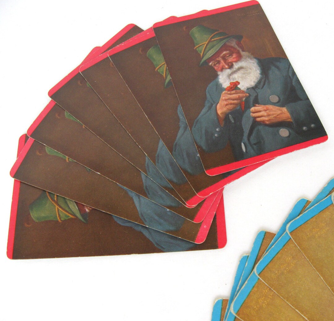vintage-swap-cards-vintage-trading-cards-art-cards-fritz-etsy-singapore