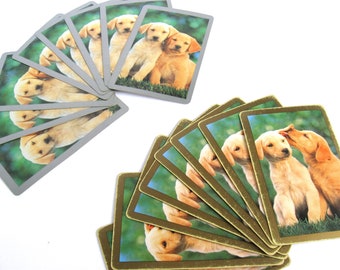 Vintage Labrador Dog Card Lot, Dog Cards, Swap Cards, Labrador Puppy Cards, Vintage Dog Cards, Cute Puppy Cards, Dog Trade Cards, Old Cards