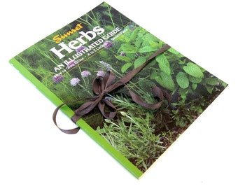 Vintage Sunset Herbs Book: Illustrated Herbal Guide, 1995 Printing