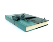 Wuthering Heights by Emily Bronte, Gothic Tale, Goth Wedding, Classic Book, Vintage Book, Teal Book Decor