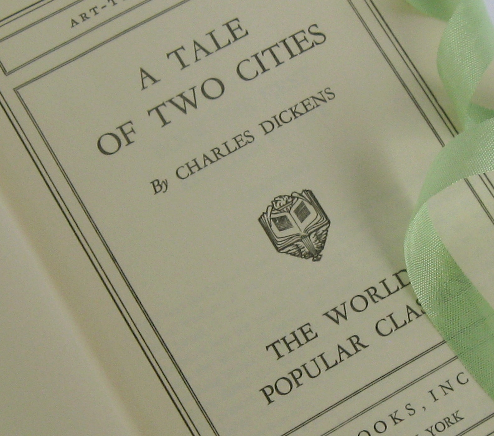 A Tale of Two Cities Book by Charles Dickens Vintage Dickens - Etsy