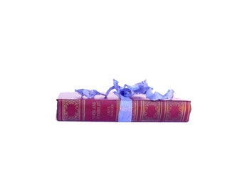 Antique 'Sense and Sensibility' Book: Art Type Edition, Blue Ribbon