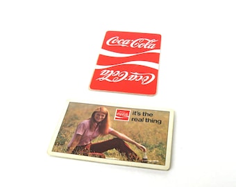 Vintage Card Lot, Vintage Playing Cards,Coca Cola Cards, Vintage Hippy Cards, Hippie Cards, Coke Swap Cards, Vintage Cards, Coke Cards (14)