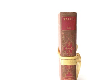 Edgar Allan Poe TALES Book, Lowell Press Edition, Folk Tales, Fairy Tales, Vintage Edgar A Poe Book,Vintage Poetry Book, Old Folk Tales Book