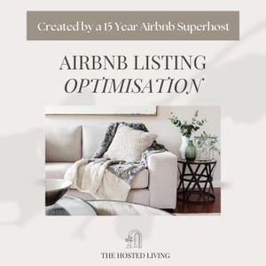 Guía de optimización de anuncios de Airbnb Servicio de consultoría digital Coaching para anfitriones Análisis de informes Revisión de rendimiento de alquileres vacacionales