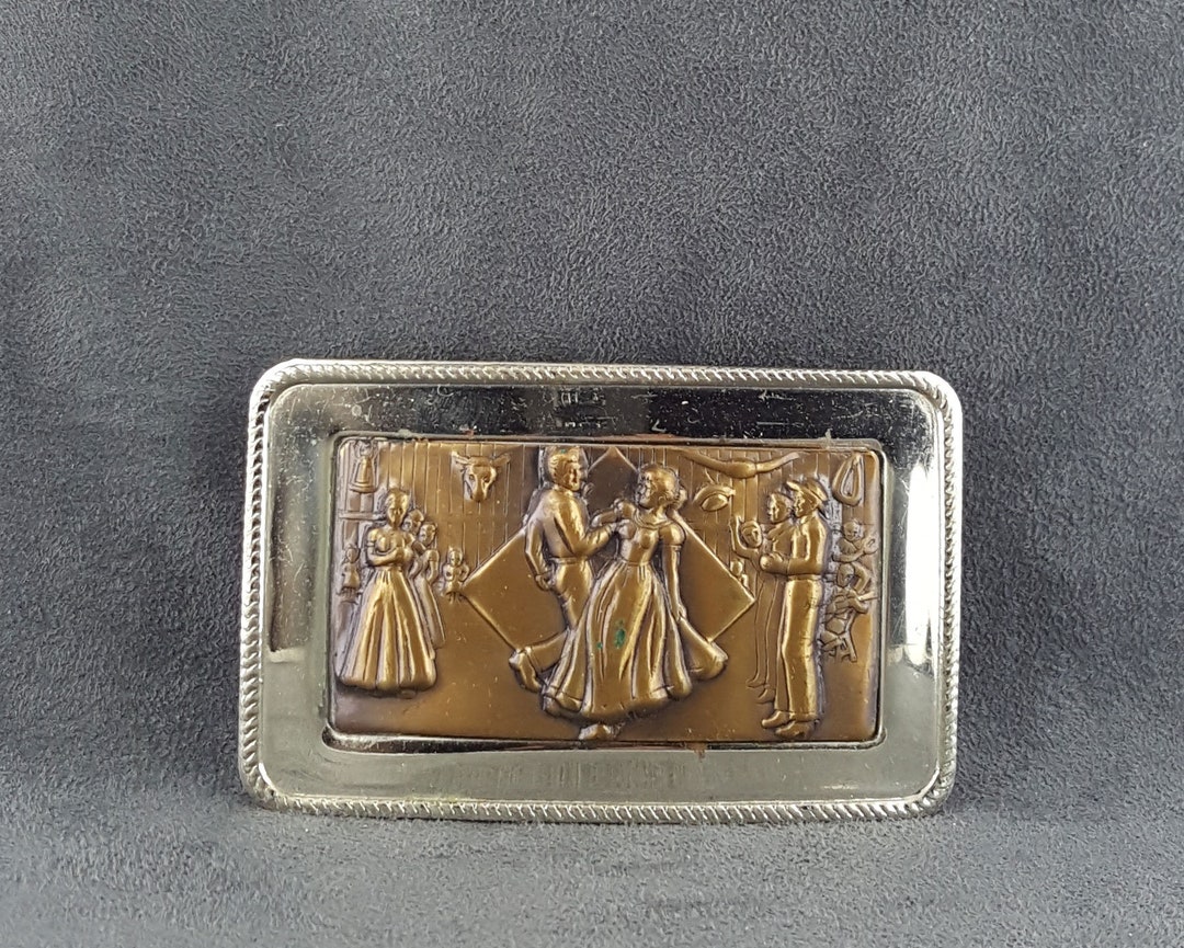 Line dancing belt buckle 1996